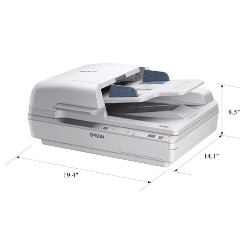 Epson WorkForce DS-6500 Flatbed Scanner - 1200 dpi Optical - White - 48-bit Color - 16-bit Grayscale - 25 ppm (Mono) - 25 ppm (Color) - Duplex Scanning - B11B205221 - Image 7
