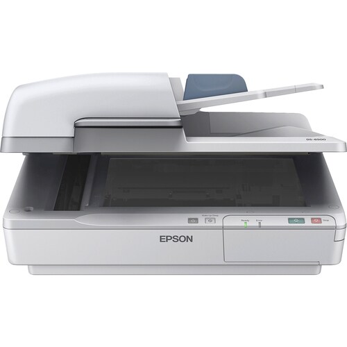 Epson WorkForce DS-6500 Flatbed Scanner - 1200 dpi Optical - White - 48-bit Color - 16-bit Grayscale - 25 ppm (Mono) - 25 ppm (Color) - Duplex Scanning - B11B205221 - Image 8