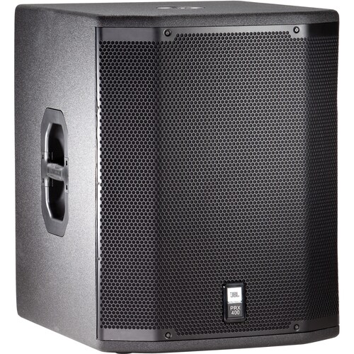 JBL Professional PRX418S Indoor Pole Mount, Floor Standing Woofer - 1600 W RMS - Black - 3200 W (PMPO) - 18" - 52 Hz to 120 Hz - - PRX418S