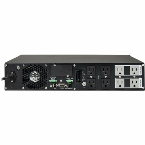 Eaton Tripp Lite Series SmartOnline 750VA 675W 120V Double-Conversion Sine Wave UPS - 8 Outlets, Extended Run, Network Card Option, LCD, USB, DB9, 2U Rack/Tower - 2U Rack/Tower - SU750RTXLCD2U - Image 3