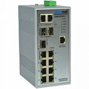 ComNet CNGE3FE7MS3 Ethernet Switch - 7 Ports - Manageable - Fast Ethernet, Gigabit Ethernet - 10/100Base-TX, 10/100/1000Base-T - 2 Layer Supported - 3 SFP Slots - 12 W - CNGE3FE7MS3