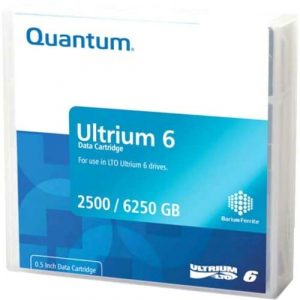 Quantum MR-L6LQN-BC LTO Ultrium 6 Data Cartridge - LTO-6 - Labeled - 2.50 TB (Native) / 6.25 TB (Compressed) - 2775.59 ft Tape Length - 20 Pack MR-L6LQN-BC - MR-L6LQN-BC