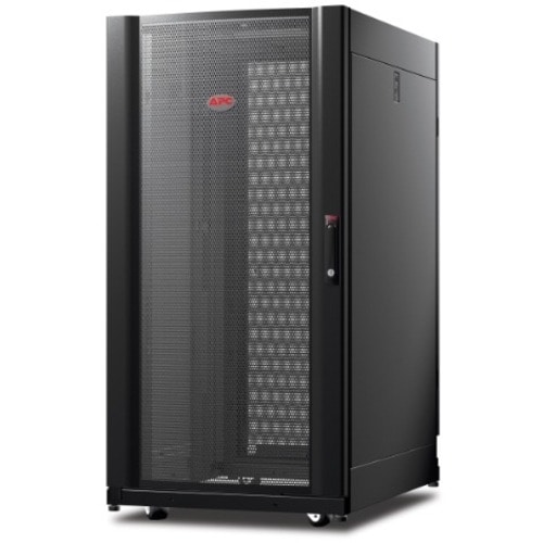APC by Schneider Electric NetShelter AV Rack Cabinet - For A/V Equipment - 24U Rack Height x 19" Rack Width - Floor Standing - Black - 2254.73 lb - AR3814 - Image 2