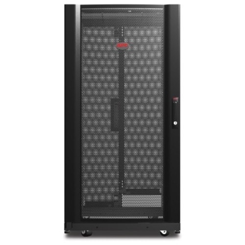 APC by Schneider Electric NetShelter AV Rack Cabinet - For A/V Equipment - 24U Rack Height x 19" Rack Width - Floor Standing - Black - 2254.73 lb - AR3814 - Image 3