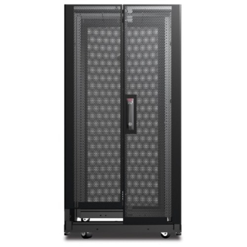 APC by Schneider Electric NetShelter AV Rack Cabinet - For A/V Equipment - 24U Rack Height x 19" Rack Width - Floor Standing - Black - 2254.73 lb - AR3814 - Image 4
