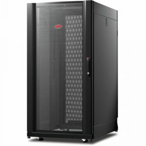 APC by Schneider Electric NetShelter AV Rack Cabinet - For A/V Equipment - 24U Rack Height x 19" Rack Width - Floor Standing - Black - 2254.73 lb - AR3814