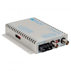 iConverter T3/E3 Fiber Media Converter Coaxial SC Multimode 5km Wide Temp - 1 x T3/E3/DS-3; 1 x SC Multimode; Wall-Mount Standalone; US AC Powered; Lifetime Warranty 8742-0-DW - 8742-0-DW