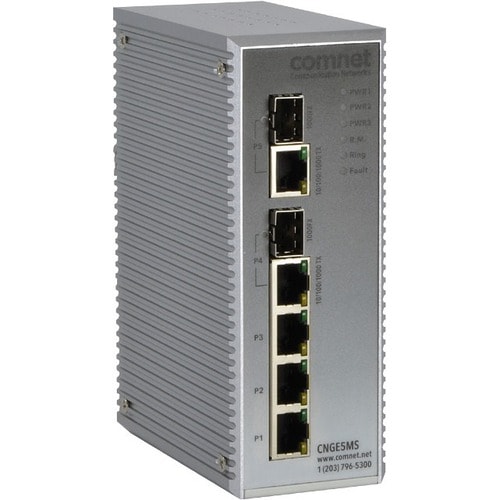 5PORT 1000MBPS MANAGED SWITCH 2 TX/FX 3 10/100/1000MBPS TX INC PS - CNGE5MS