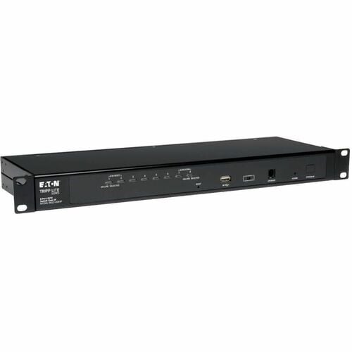 8PORT RACKMOUNT IP KVM SWITCH 1U USB PS/2 3 LEVEL SECURITY OSD - B022-U08-IP