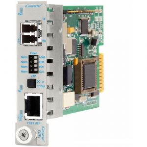 T1/E1 COPPER RJ45/RJ48 TO LC/MM 1310NM/5KM ICONVERTER MODULE - 8706-0