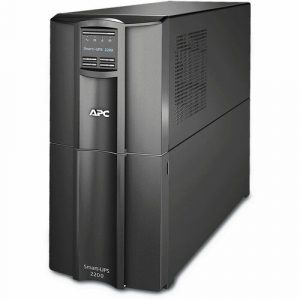 APC Smart-UPS, Line Interactive, 2200VA, Tower, 120V, 8x NEMA 5-15R+2x NEMA 5-20R outlets, SmartSlot, AVR, LCD, TAA SMT2200US