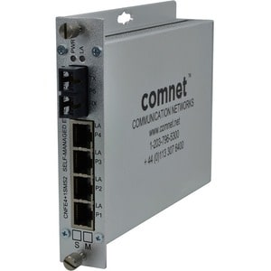 Comnet 5PORT S-M SWITCH 10/100 MBPS ENET 1FX SM 2 FIBER ST 4TX CNFE4+1SMSS2