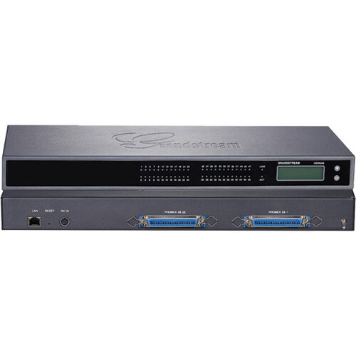 Grandstream High Density FXS Analog VoIP Gateway - 1 x RJ-45 - 48 x FXS - Gigabit Ethernet - 1U High - Desktop, Rack-mountable GXW4248 - GXW4248