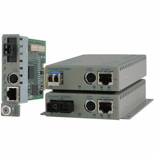 Omnitron Systems ICONVERTER 10/100M2 10/100T- 100FX /SC/SM/1.3/60KM W/MGMT IND 8903N-2Z