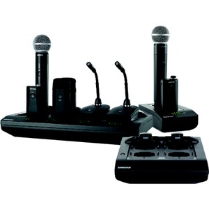 Shure Networked Charging Station - Docking - Transmitter/Receiver, Microphone - Charging Capability - Synchronizing Capability MXWNCS4 - Image 2