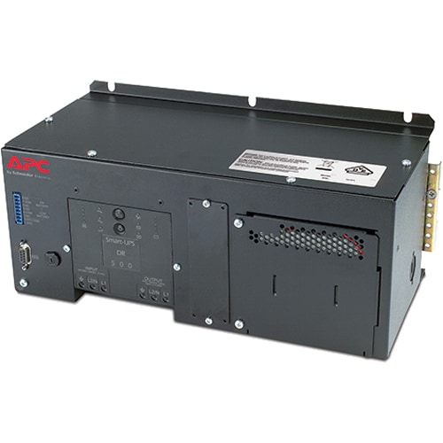 APC by Schneider Electric DIN Rail - Panel Mount UPS with High Temp Battery 500VA 230V - Wall Mountable, Panel Mount - 2.50 Hour Recharge - 8 Minute - SUA500PDRI-H