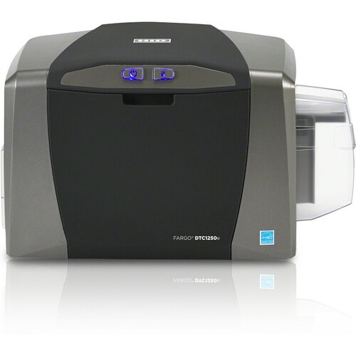 Fargo DTC1250e Desktop Dye Sublimation/Thermal Transfer Printer - Color - Card Print - USB - 6 Second Mono - 16 Second Color - 300 dpi - 2.13" , - 50100