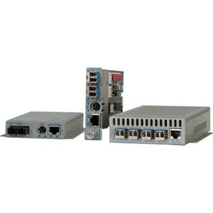 Omnitron Systems MANAGED MEDIA CONVERTER US AC 100/100/1000T TO 2X100/1000X SFP WM 8975R-0-D