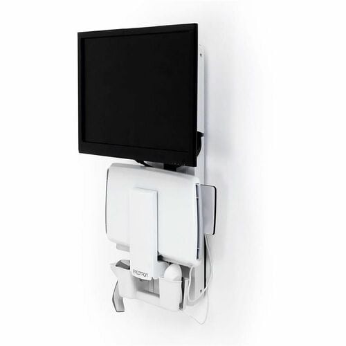 Ergotron StyleView Lift for Monitor, Keyboard, Mouse, Scanner - White - Height Adjustable - 24" Screen Support - 33 lb Load Capacity - 75 x 75, 100 x - 61-080-062 - Image 5