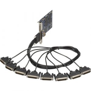 Black Box Async PCI Express Card, Serial 16-Port, RS-232 - PCI Express x16 - 16 x DB-25 RS-232 - Serial, Via Cable - Plug-in Card - TAA Compliant - IC984C