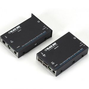 Black Box ServSwitch Wizard SRX DVI-D/USB Extender, Single-Head - 1 Computer(s) - 1 Remote User(s) - 196 ft Range - 3840 x 2400 Maximum Video Resolution - 2 - ACU5501A-R4