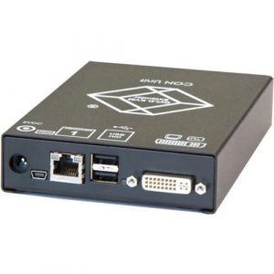 Black Box KVM Console - 1 Remote User(s) - 459.32 ft Range - WUXGA - 1920 x 1200 Maximum Video Resolution x Network (RJ-45) - 2 x USB - ACX1R-11-C