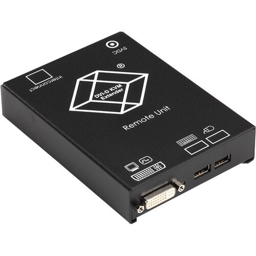 Black Box ServSwitch Single DVI CATx KVM Extender, USB, Receiver - 1 Remote User(s) - 400 ft Range - WUXGA - 1920 x 1200 Maximum Video Resolution - - ACS4001A-R2-R - Image 2
