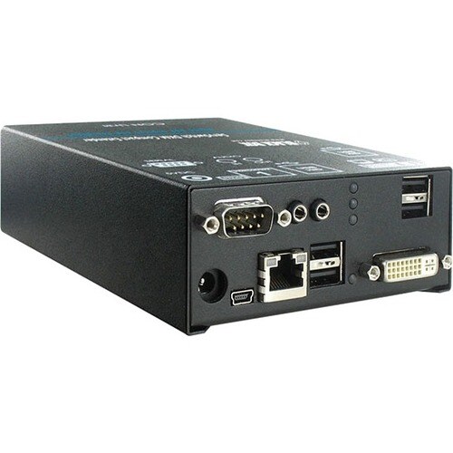 Black Box KVM Console - 1 Remote User(s) - 459.32 ft Range - WUXGA - 1920 x 1200 Maximum Video Resolution x Network (RJ-45) - 4 x USB - ACX1R-12A-C
