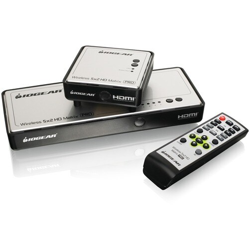 200FT LONG RANGE WL 5X2HD MATRIX 5.9GHZ W/ IR - GWHDMS52MB