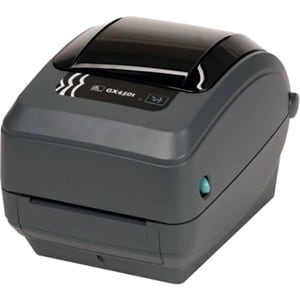 Zebra GX430d Desktop Direct Thermal Printer - Monochrome - Label Print - Fast Ethernet - USB - Serial - LCD Display Screen - Real Time Clock - 4.09" - GX43-202490-05AV