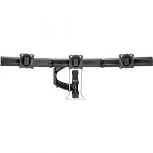 Chief KONTOUR K4W310B Wall Mount for Monitor - Black - TAA Compliant - 3 Display(s) Supported - 24" Screen Support - 45 lb Load Capacity - 75 x - K4W310B