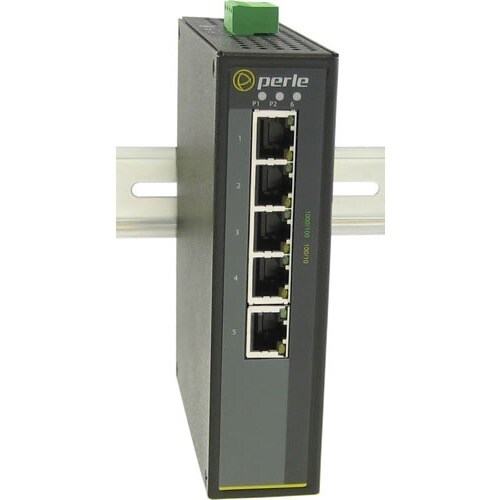 Perle IDS-105G-S1SC80U - Industrial Ethernet Switch - 6 Ports - 10/100/1000Base-T, 1000Base-BX - 2 Layer Supported - Rail-mountable, Wall Mountable, Panel-mountable - 5 Year Limited Warranty 7011020