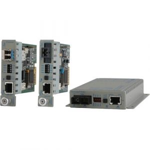 1X T1/E1 FIBER MEDIA CONVERTERLC MMF RJ48 UNIV AC WIDE TEMP - 8706-0-EW