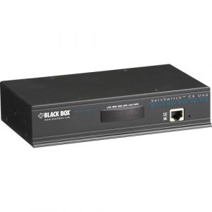 Black Box ServSwitch CX Uno, 8-Port - 8 Computer(s) - 1 Local User(s) - 1920 x 1200 - 9 x Network (RJ-45) - 2 x USB - 1 - KV0081A