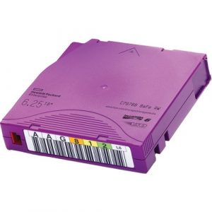 HPE LTO-6 Ultrium 6.25TB BaFe RW Custom Labeled Data Cartridge 20 Pack - LTO-6 - WORM - Labeled - 2.50 TB (Native) / 6.25 TB (Compressed) - 2775.59 - C7976BL