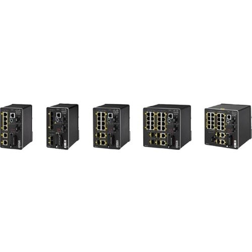 Cisco IE 2000 with 4-port SFP, 2-port GE SFP Uplinks, LAN Base ima - Manageable - 100Base-X, 1000Base-T - 2 Layer Supported - 6 SFP Slots - Desktop, - IE-2000-4S-TS-G-B