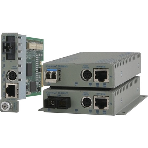 10/100/1000 ETHERNET TO GIGABITFIBER MEDIA CONVERTER ST SM MANAGED - 8921N-1W