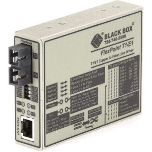 Black Box FlexPoint Modular Media Converter, RS-232 to Fiber, Single-Mode, 30 km, SC - 1 x SC Ports - Single-mode - 0.1 mil Fiber - 28 km - - ME662A-SSC
