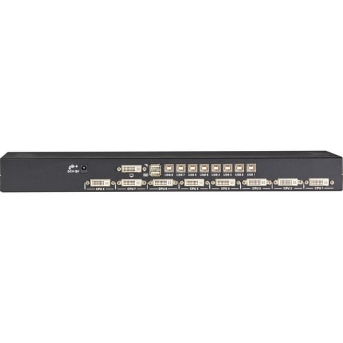 Black Box ServSwitch EC for DVI + USB Servers and DVI + USB Console, 8-Port - 8 Computer(s) - 1 Local User(s) - 1920 x 1200 - 10 - KV9508A - Image 3