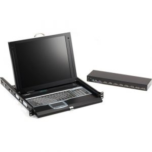 17IN LCD DWR 8PORT KVM WITH VGA USB KVM SWITCH - KVT417A-8UV-R2