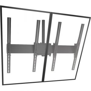 Chief Fusion 2x1 Menu Board Ceiling Display Mount - For Displays 40-55" - Black - 40" to 55" Screen Support - 125 lb Load Capacity - 1 LCM2X1UP - LCM2X1UP