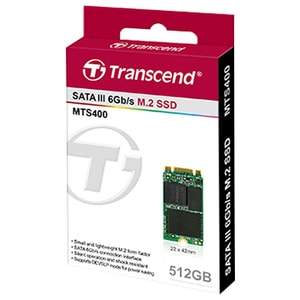 Transcend 256GB M.2 2242 SSD SATA3 MLC TS256GMTS400 - Image 2