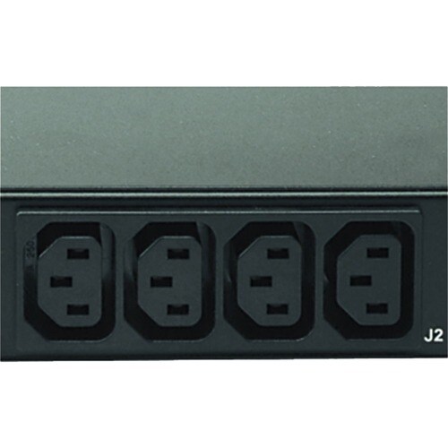 Eaton Basic rack PDU, 1U, L15-30P input, 8.64 kW max, 200-240V, 24A, 10 ft cord, Three-phase, Outlets: (6) C19 Outlet grip - NEMA L15-30P - 3 x IEC - EBA332-10