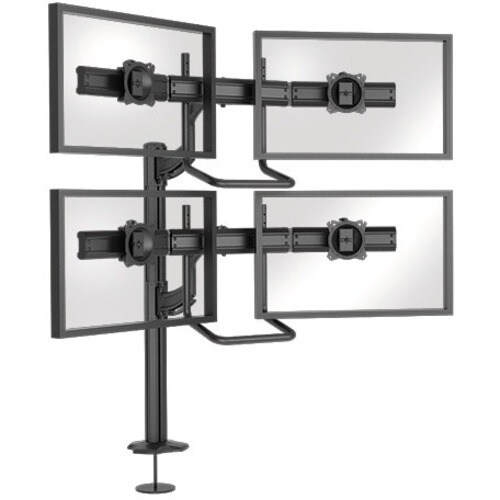 Chief KONTOUR K4G220B Desk Mount for Flat Panel Display - Black - 19" to 24" Screen Support - 60 lb Load Capacity - 75 x 75, 100 x - K4G220B