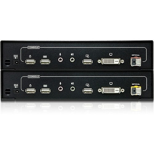 ATEN DVI Optical KVM Extender-TAA Compliant - 1 Computer(s) - 1 Local User(s) - 1 Remote User(s) - 1968.50 ft Range - WUXGA - 1920 x 1200 Maximum - CE680 - Image 2