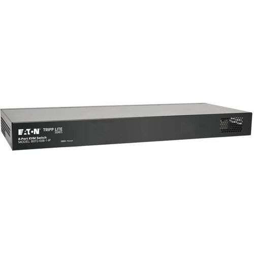 8PORT RACKMOUNT IP KVM SWITCH 1U CAT5 2 USER PDU CONTROL RJ45 - B072-008-1-IP