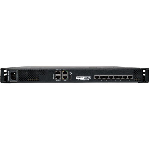 8PORT IP KVM RACK CONSOLE 1U 19IN LCD KEYBOARD CAT5 2 USERS - B070-008-19-IP - Image 3