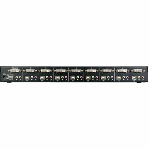 8PORT RACKMOUNT KVM SWITCH 1U DVI /USB W AUDIO 2PORT USB HUB - B043-DUA8-SL - Image 8