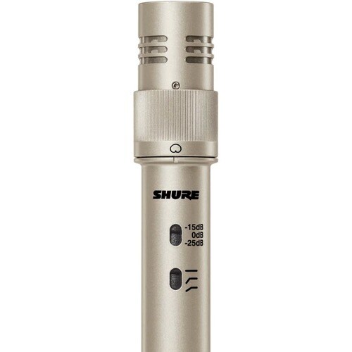 Shure KSM141/SL STEREO Rugged Wired Electret Condenser Microphone - Stereo - 20 Hz to 20 kHz - 150 Ohm - Cardioid, Omni-directional - 3-Pin XLR - Gold - KSM141/SL STEREO - Image 2