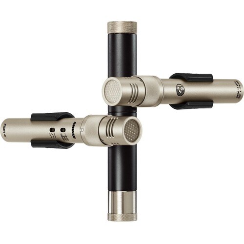 Shure KSM141/SL STEREO Rugged Wired Electret Condenser Microphone - Stereo - 20 Hz to 20 kHz - 150 Ohm - Cardioid, Omni-directional - 3-Pin XLR - Gold - KSM141/SL STEREO - Image 3